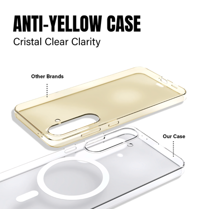 Samsung Anti-Yellow Clear MagSafe Case Combo