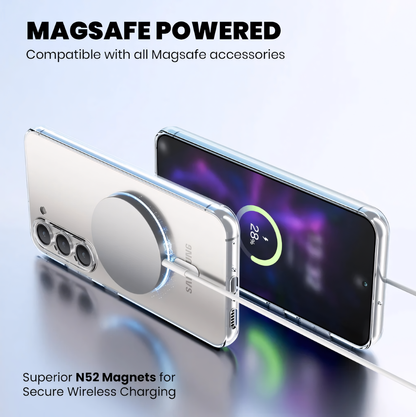 Samsung Anti-Yellow Clear MagSafe Case Combo