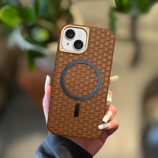 Classic Wicker-Style MagSafe Case