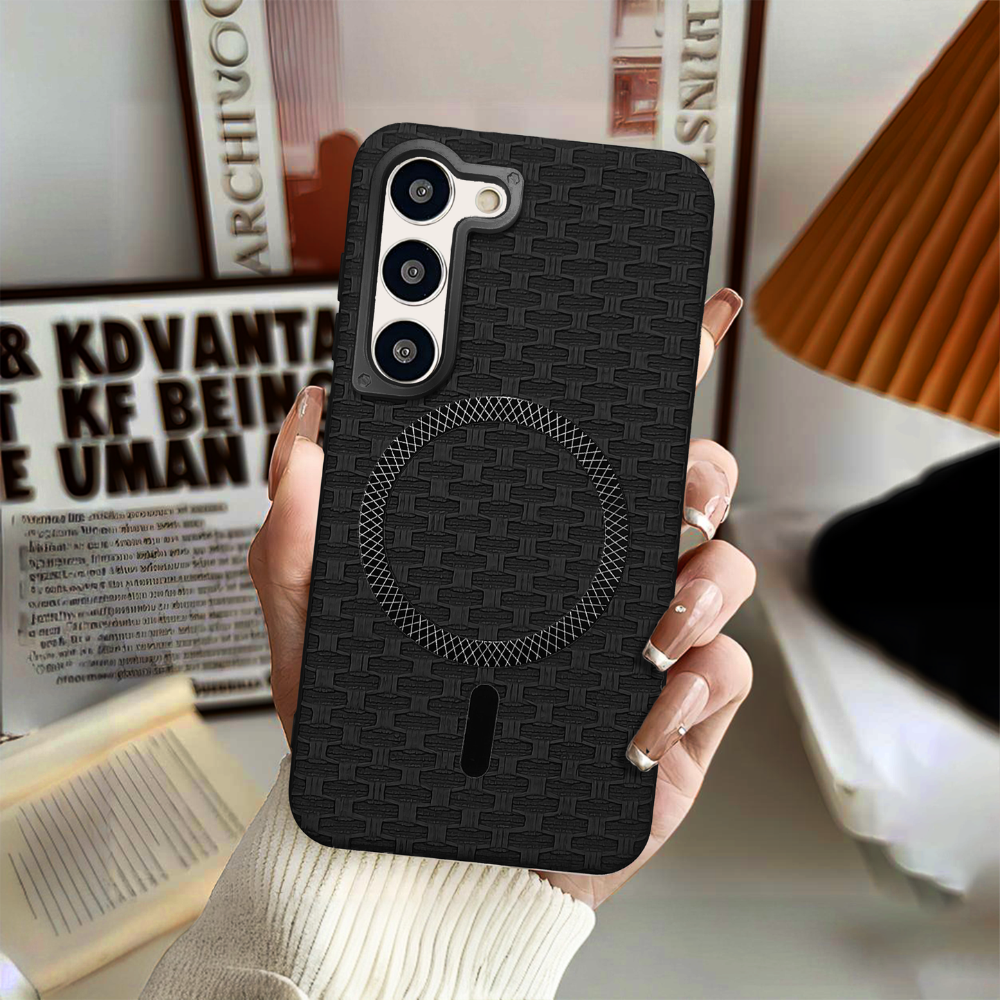 Classic Wicker-Style MagSafe Case