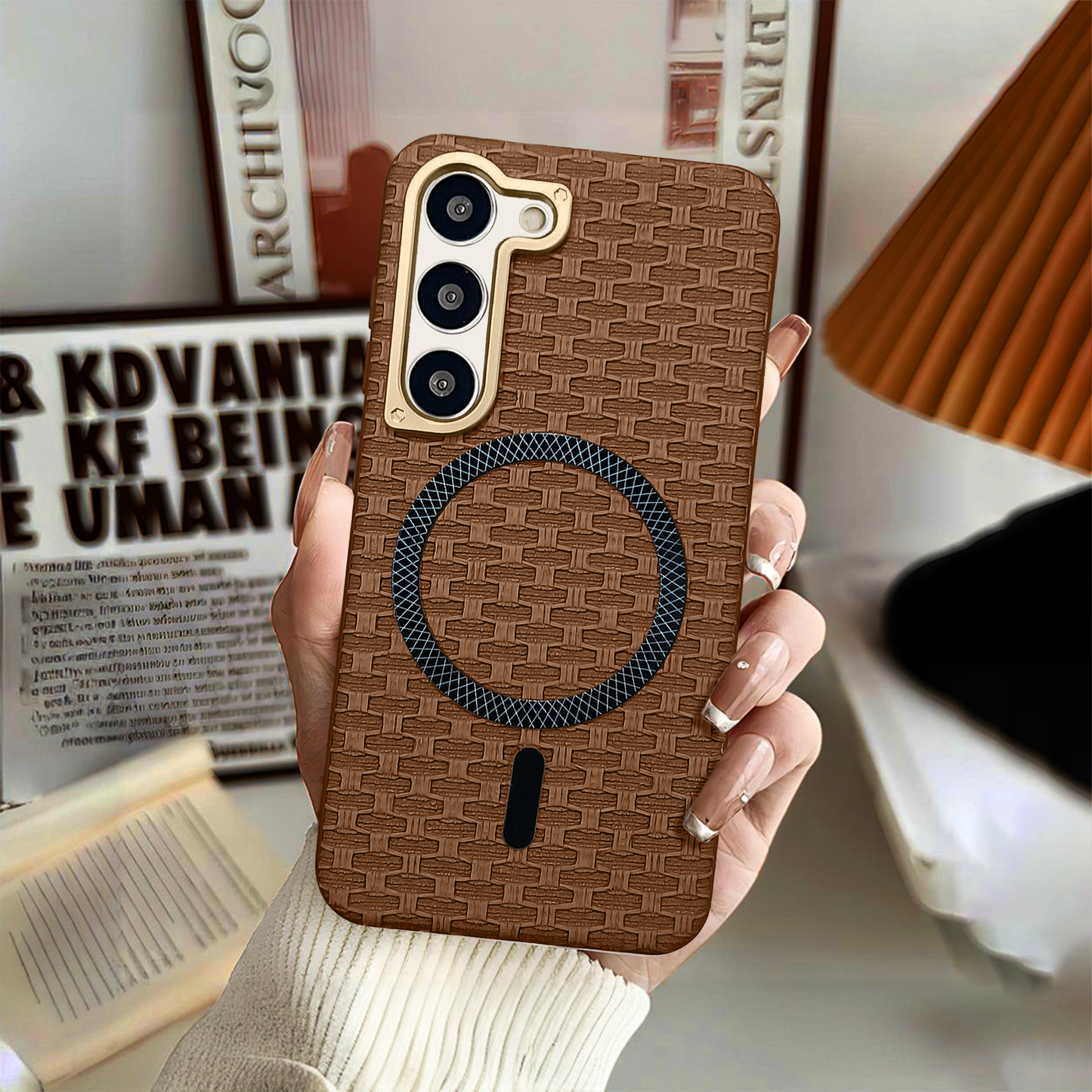 Classic Wicker-Style MagSafe Case