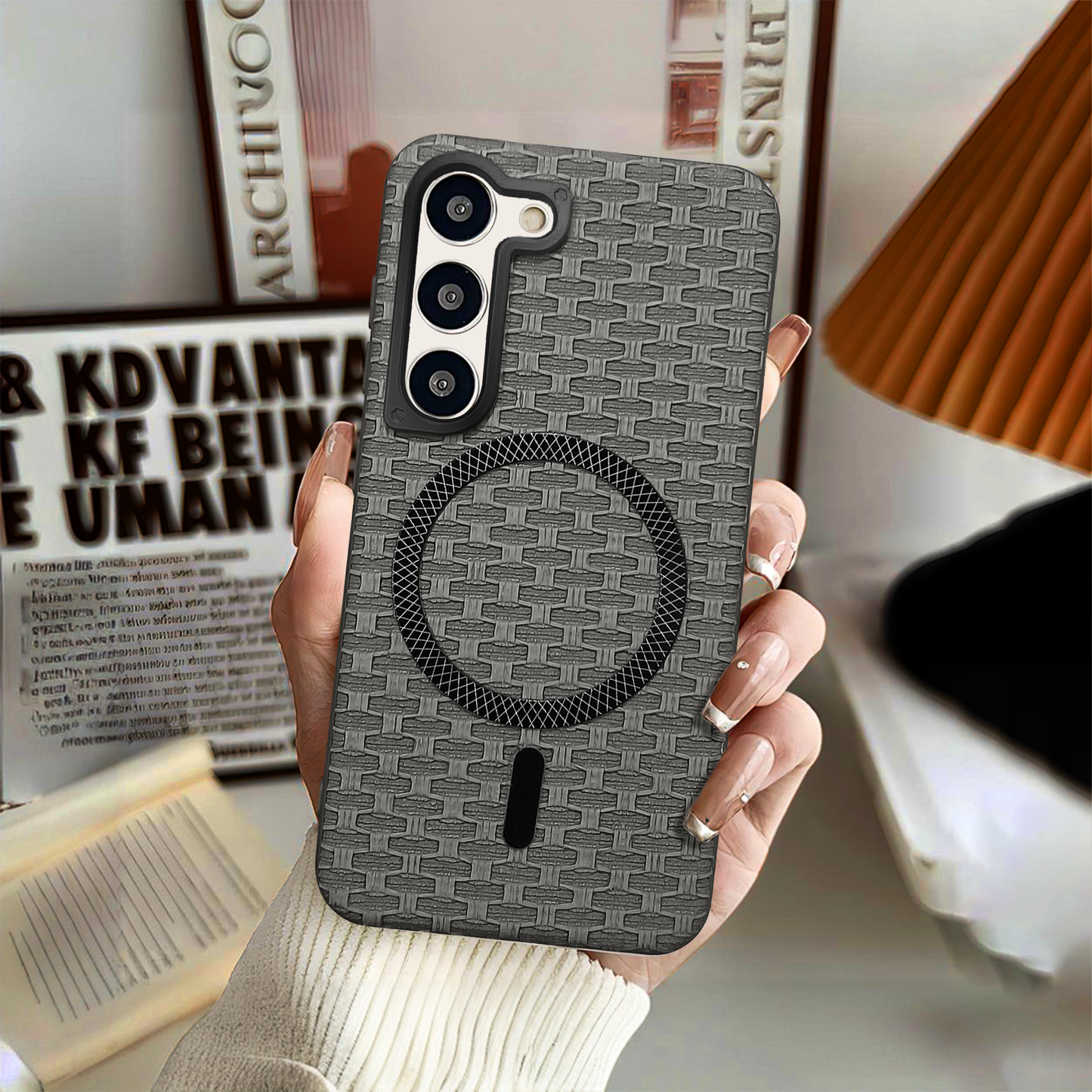 Classic Wicker-Style MagSafe Case